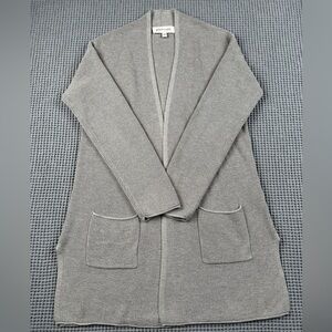 Philosophy medium taupe Women's Sweater Cardigan with pockets